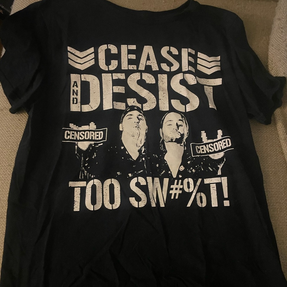 The Young Bucks Cease And Desist T Shirt Too Sweet
